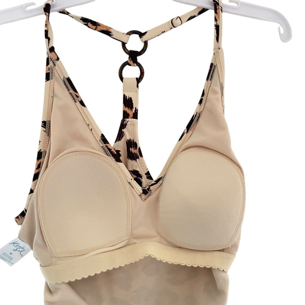 Kona Sol Swimwear
Animal Print One
Piece Swimsuit
Cream Tan Brown
Medium Leopard - Picture 12 of 16